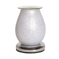 Aroma Hearts White Satin 3D Electric Wax Melt Warmer Extra Image 1 Preview